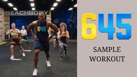 645 sample workout .